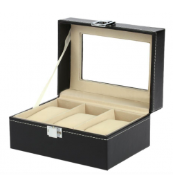 Coffret Montre En Cuir De Luxe