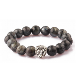 Bracelet Lion Argent En...