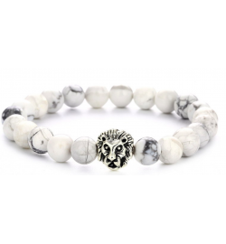 Bracelet Lion Argent En...