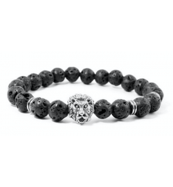 Bracelet Lion Argent En...